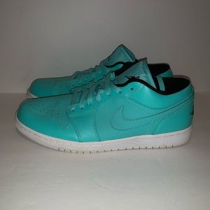 Teal Lowtop Jordan 1